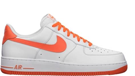 Nike Air Force 1 Low White Total Orange (2012) 